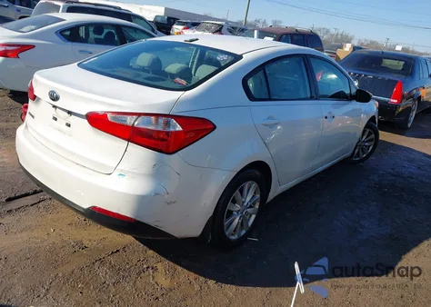 2014 Kia Forte Lx z USA, uszkodzony, nr VIN KNAFX4A68E5115016